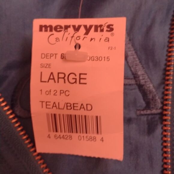 NWT 90s 100% silk Coaco vintage beaded jacket in teal - Picture 5 of 9